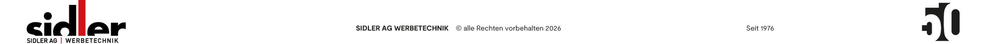 50 Jahre Werbetechnik